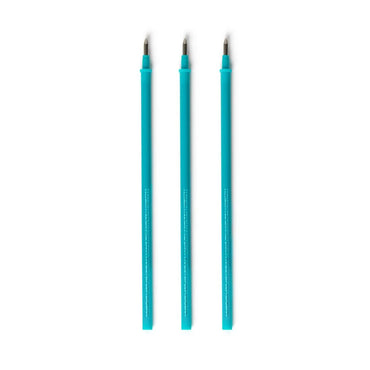 Legami Erasable Pen Refill - Turquoise Ink - 3-Pack