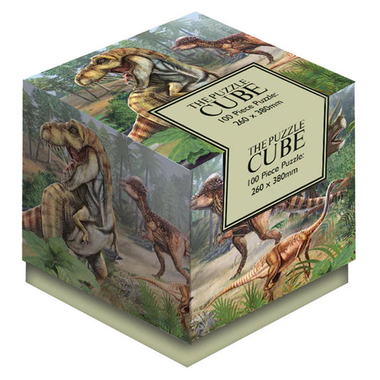 The Puzzle Cube: Dinosaurs - 100pc Jigsaw Puzzle
