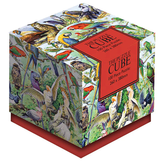 The Puzzle Cube: Tropical Birds - 100pc Jigsaw Puzzle