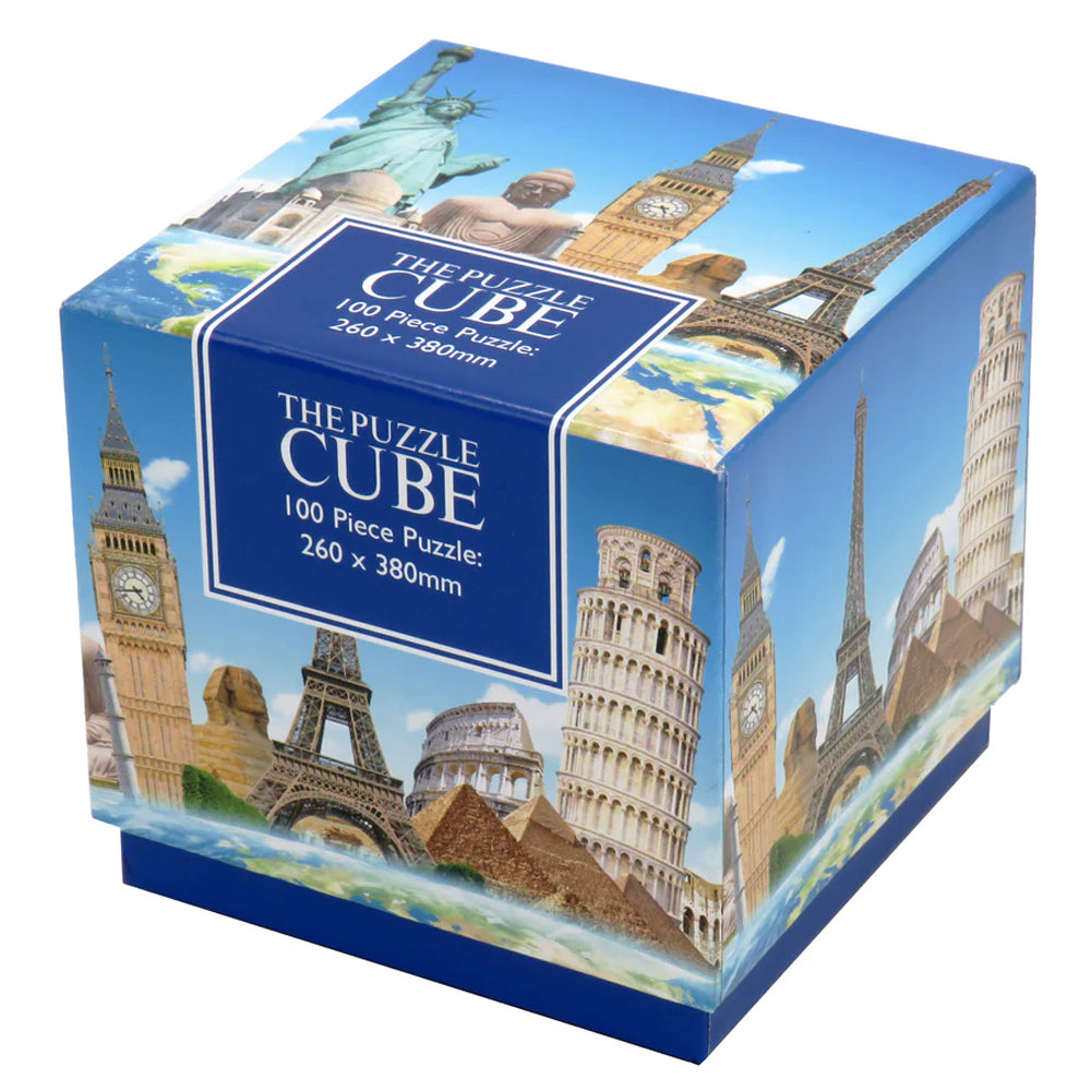 The Puzzle Cube: World Landmarks - 100pc Jigsaw Puzzle
