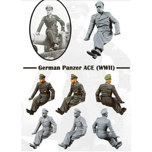 Ryefield 2092 Wittman German Panzer Ace Model 1:35 Resin Figure