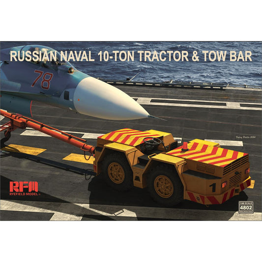 Ryefield 4802 Russian Naval 10-ton Tractor & Tow Bar 1:48 Model Kit