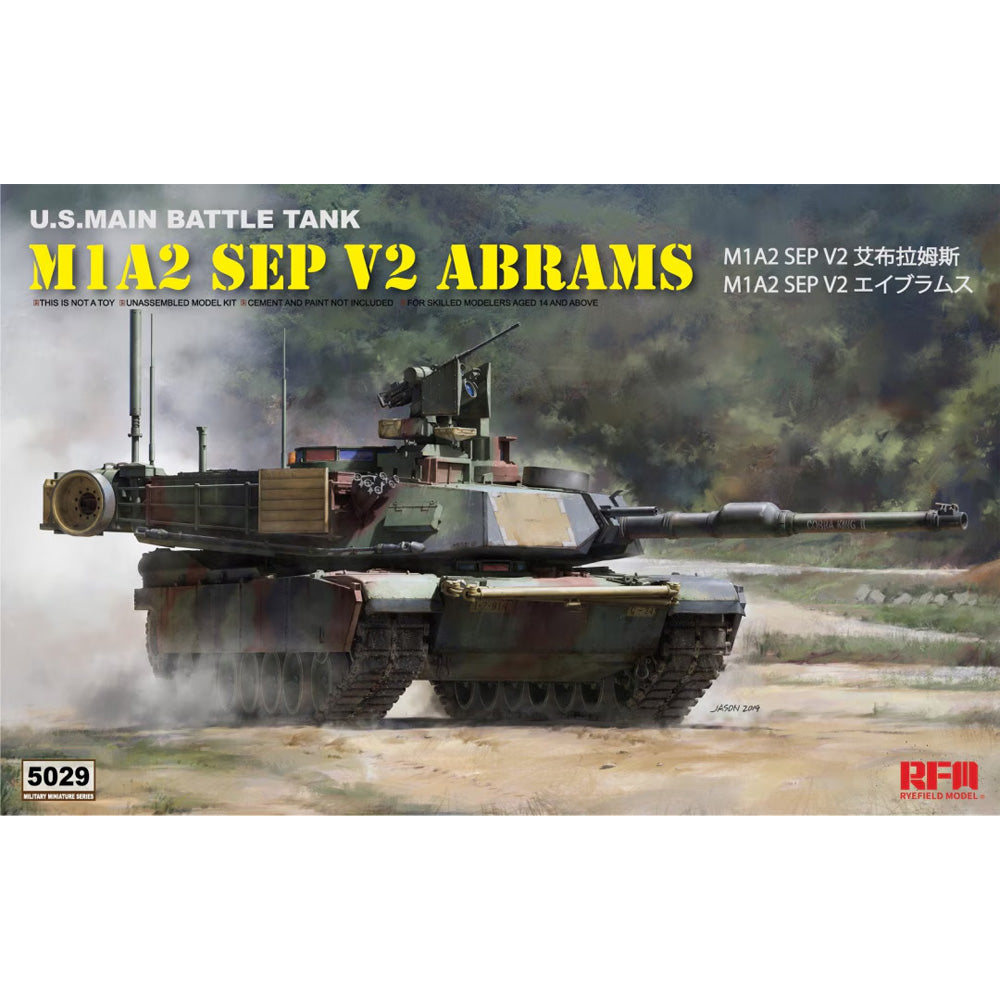 Ryefield 5029 US MBT M1A2 SEP V2 Abrams 1:35 Model Kit