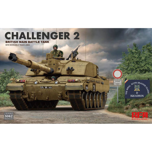 Ryefield Models 5062 British MBT Challenger 2 (Standard Fit) 1:35 Model Tank Kit