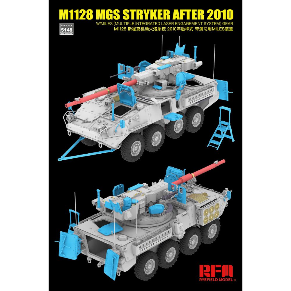 Ryefield 5148 M1128 MGS Stryker (After 2010) 1:35 Model Kit