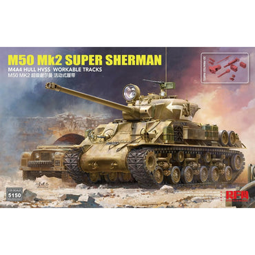 Ryefield Models 5151 M50 Mk2 Super Sherman UPGRADE Ver. 1:35 Model Kit