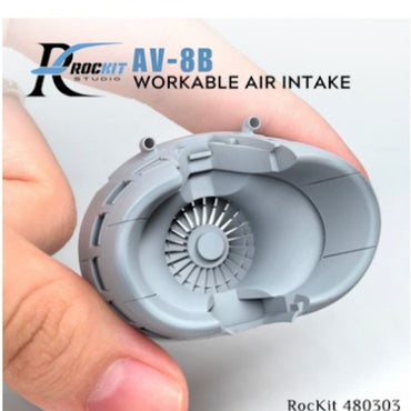 Rockit Studio RS480403 AV-8B Workable Intake Sets For Uma D1001 Harrier 1:48