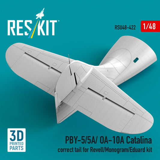 Reskit Consolidated PBY-5/PBY-5A/OA-10A Catalina Correct Tail 1:48 3D Part