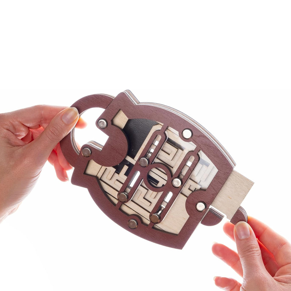 JC's Lock - Constantin Puzzle Wooden Brain Game from Recent Toys C5165