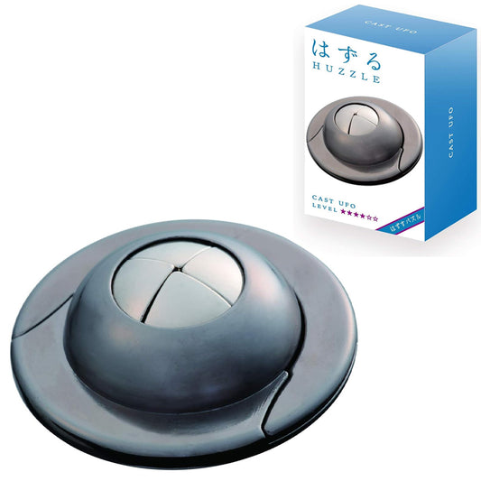 Huzzle UFO - Cast Metal Puzzle Brainteaser by Hanayama H5066