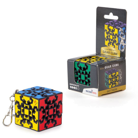 Mini Mefferts Deluxe Mini Gear Cube Brain Puzzle Keyring from Recent Toys M5153