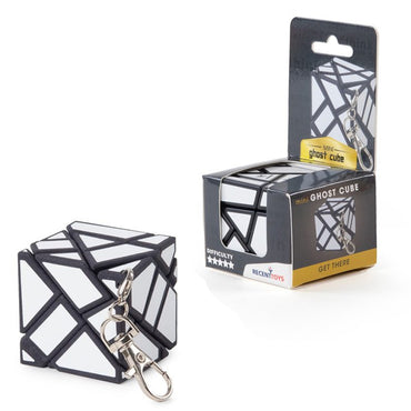 Mini Mefferts Deluxe Mini Ghost Cube Brain Puzzle Keyring from Recent Toys M5154