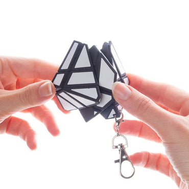 Mini Mefferts Deluxe Mini Ghost Cube Brain Puzzle Keyring from Recent Toys M5154