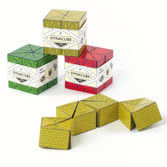Dynacube Shape-Shifting Cube - 100 Shapes to Create! From Recent Toys RT28