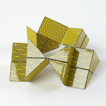 Dynacube Shape-Shifting Cube - 100 Shapes to Create! From Recent Toys RT28