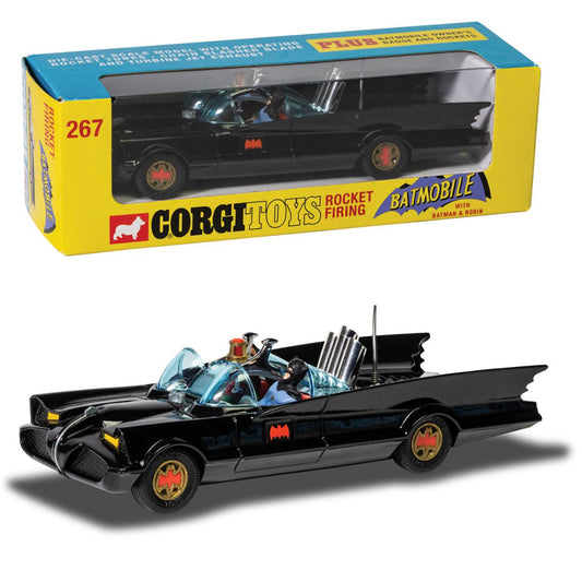 Corgi RT26701 Batmobile with Batman and Robin 1:46 Diecast Model