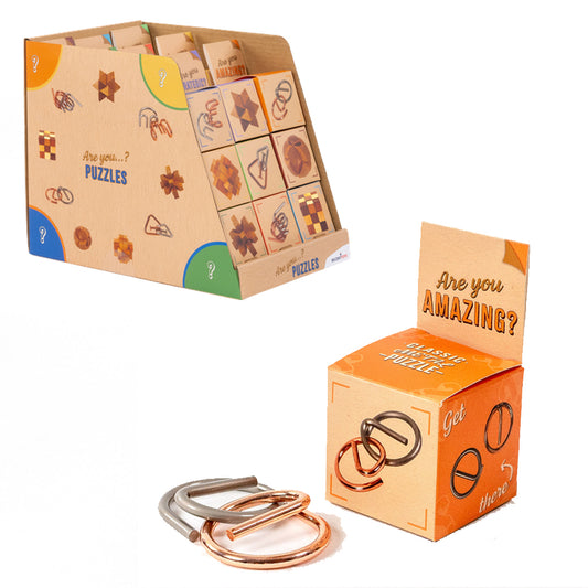 Are You Amazing? Classic Metal Puzzle Brain Game from Recent Toys RT5117