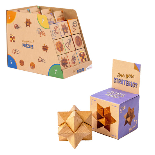 Are You Strategic? Classic Wooden Puzzle Brain Game from Recent Toys RT5119