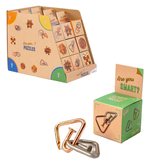 Are You Smart? Classic Metal Puzzle Game from Recent Toys RT5120