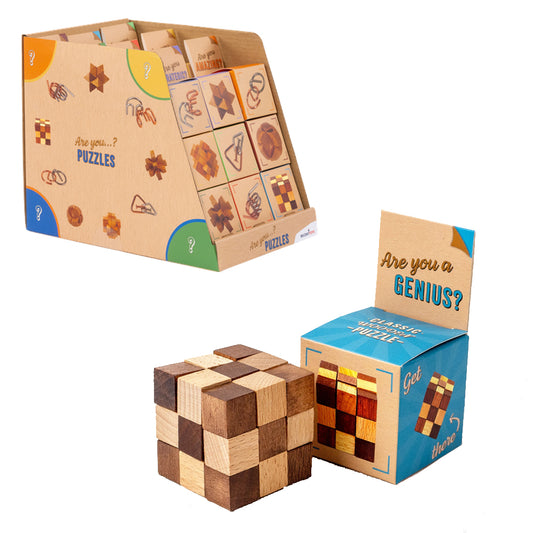 Are You Genius? Classic Wooden Puzzle Game from Recent Toys RT5123