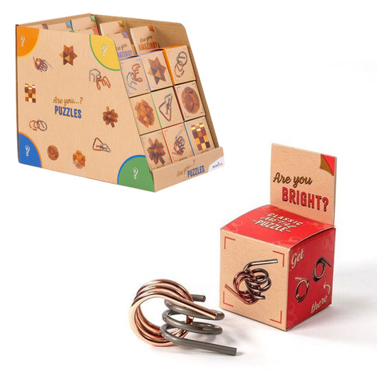 Are You Bright? Classic Metal Puzzle Game from Recent Toys RT5124