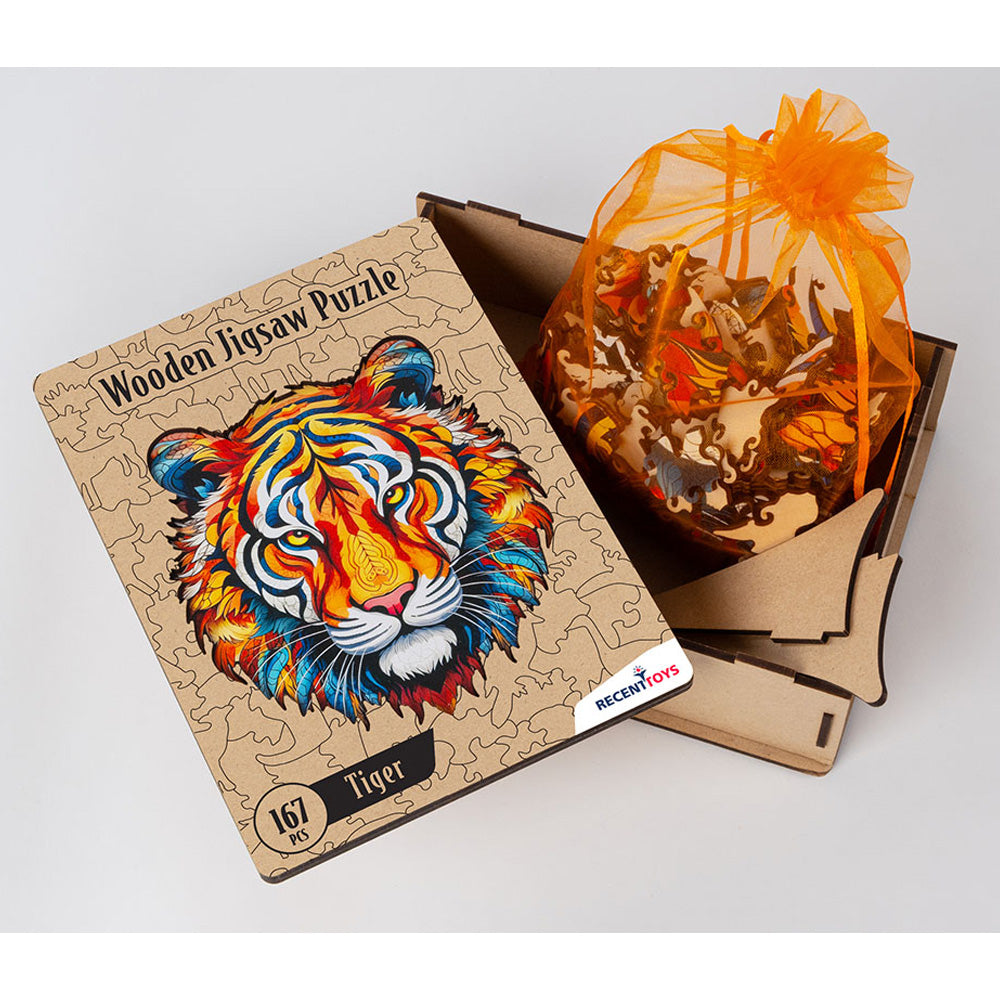 Tiger Wooden Puzzle by Recent Toys 167pcs