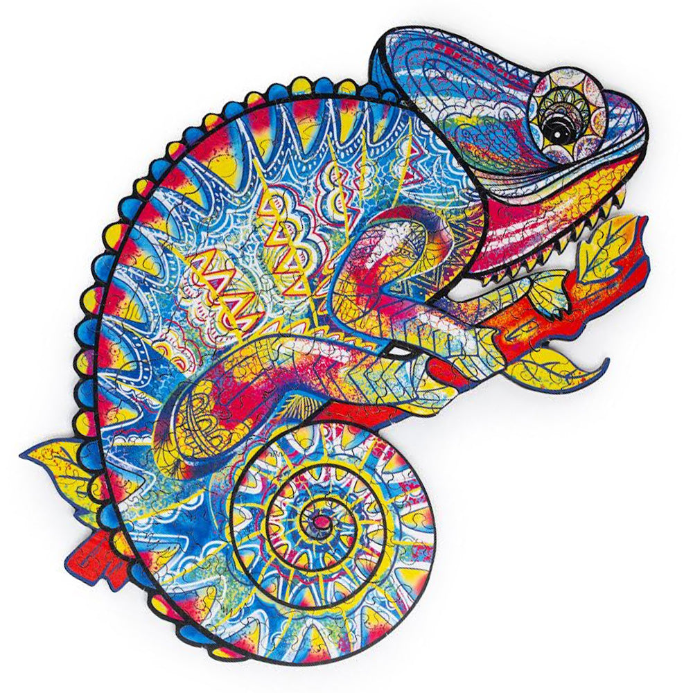 Chameleon Wooden Puzzle by Recent Toys 195pcs