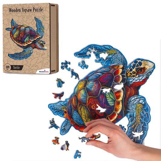 Turtle Wooden Puzzle by Recent Toys 189pcs