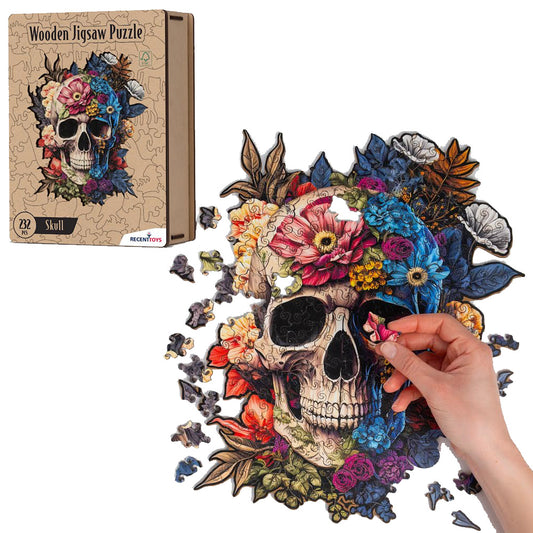 Skull Wooden Puzzle by Recent Toys 232pcs
