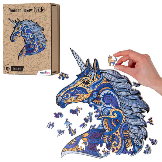 Unicorn Wooden Puzzle by Recent Toys 185pcs
