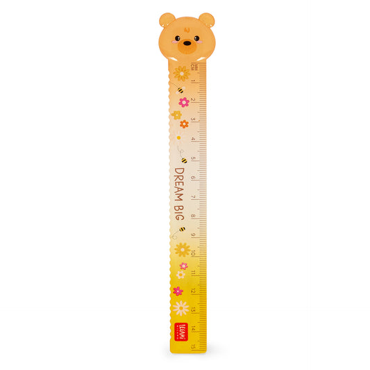 Legami Bear Sweet Bear Ruler - Teddy Bear - 15cm