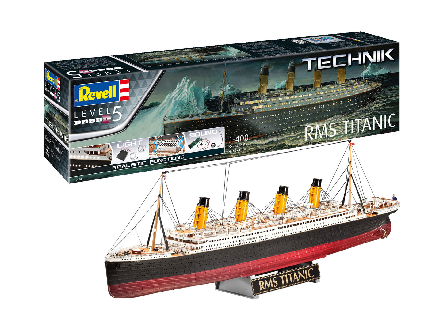 Revell 00458 RMS Titanic - Technik 1:400 Plastic Model Kit