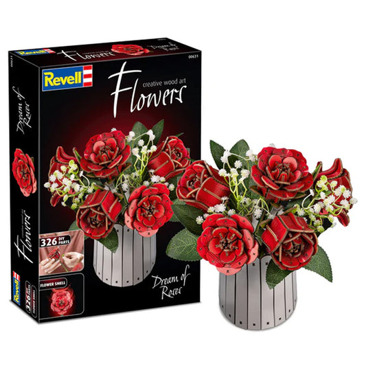Revell Flowers: Dream of Roses - Creative Art Wooden Craft Kit