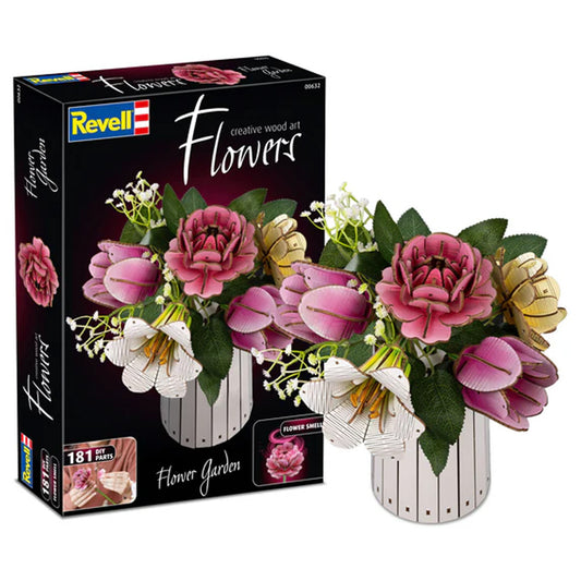 Revell Flowers: Flower Garden - Creative Art Wooden Craft Kit