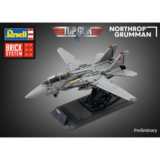 Revell Brick System: Top Gun - Maverick's F-14A Tomcat 1:32 Brick Model 2687pcs