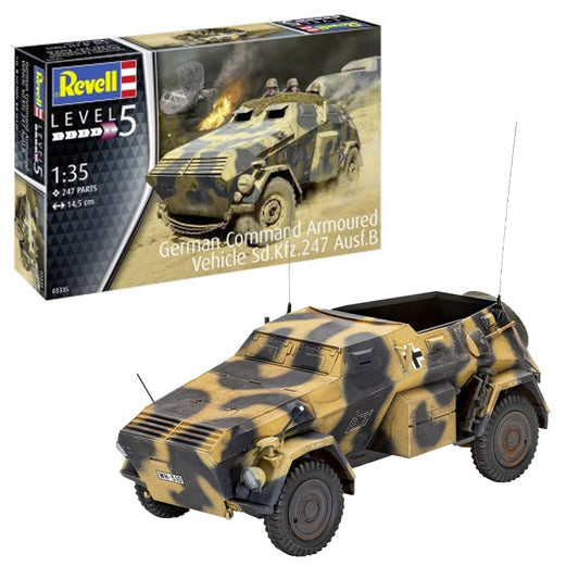 Revell 03335 German Command Armoured Vehicle Sd.Kfz.247 Ausf.B 1:35 Model Kit