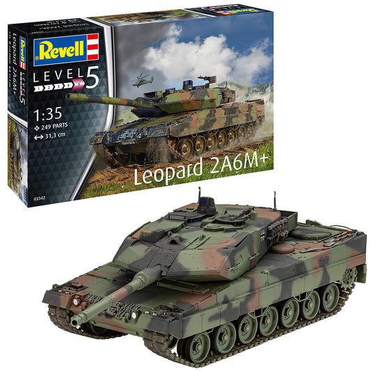 Revell 03342 Leopard 2 A6M+ Tank 1:35 Model Kit