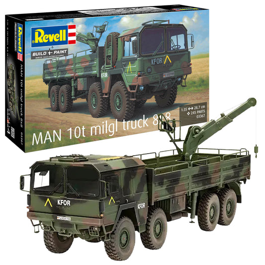 Revell 03367 MAN 10t Milgl 8x8 Truck 1:35 Model Kit