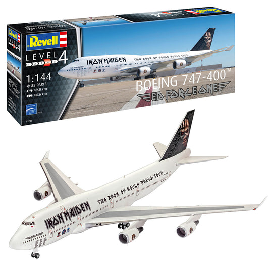 Revell 03780 Boeing 747-400 Iron Maiden "Ed Force One" 1:144 Model Kit