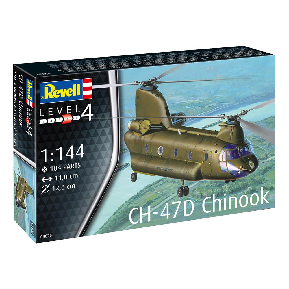 Revell 03825 CH-47D Chinook 1:144 Helicopter Model Kit
