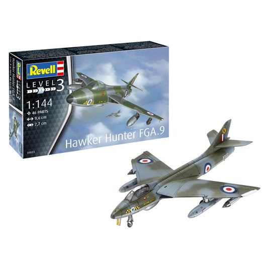 Revell 03833 Hawker Hunter FGA.9 1:144 Plane Model Kit