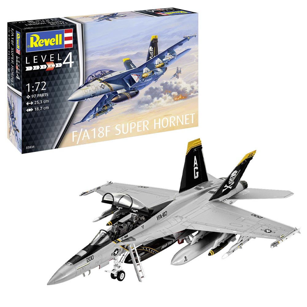 Revell 03834 F/A18F Super Hornet 1:72 Plane Model Kit