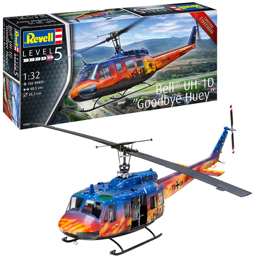 Revell 03867 Bell UH-1D "Goodbye Huey" 1:32 Plastic Model Kit