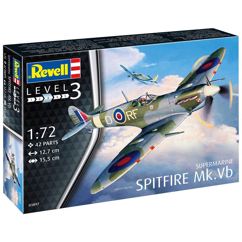 REVELL Spitfire Mk.Vb 1:72 Aircraft Model Kit 03897