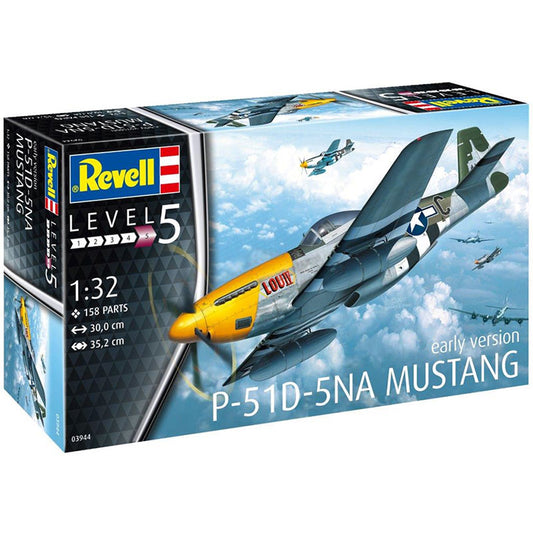 REVELL P-51D-5NA Mustang 1:32 Aircraft Model Kit - 03944