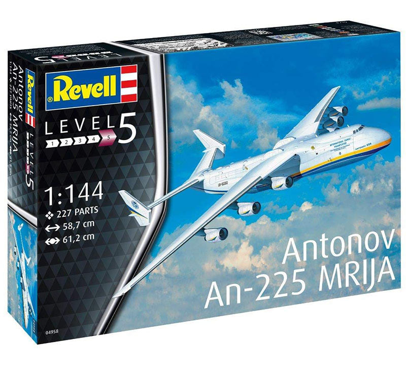 REVELL Antonov An-225 Mrija 1:144 Aircraft Model Kit 04958