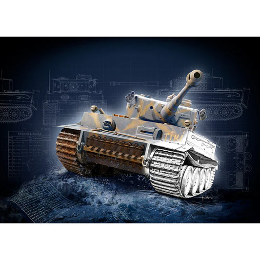 Revell 05609 PzKpfw. VI Tiger I Ausf.E 1:72 Model Kit Gift Set