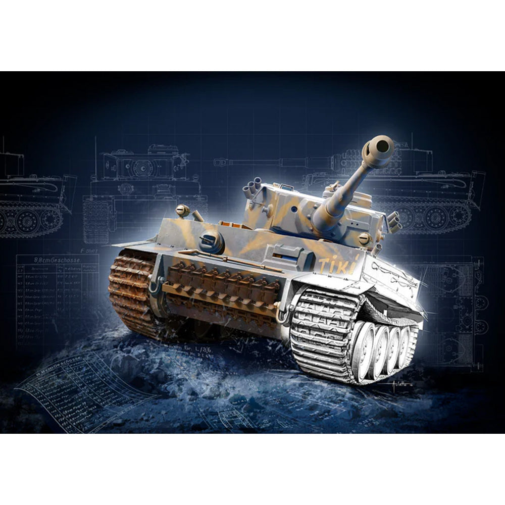 Revell 05609 PzKpfw. VI Tiger I Ausf.E 1:72 Model Kit Gift Set