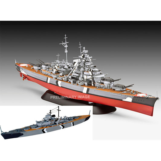 Revell 05637 Gift Set - The Legendary Bismarck  1:700 Model Kit