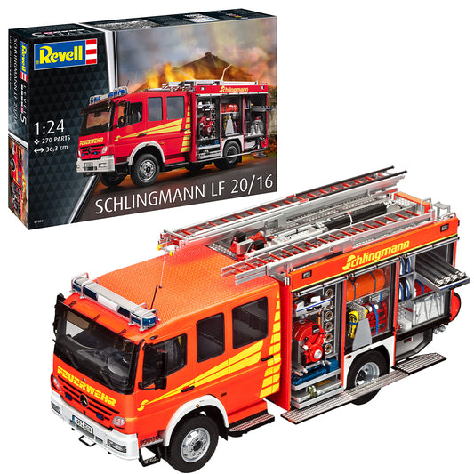 Revell 07404 Schlingmann LF 20/16 Fire Engine Truck 1:24 Model Kit